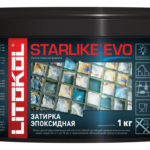 Эпоксидный состав д/укладки и затирки мозаики и керам.пл. Starlike EVO S.145 NERO CARBONIO (2,5кг)
