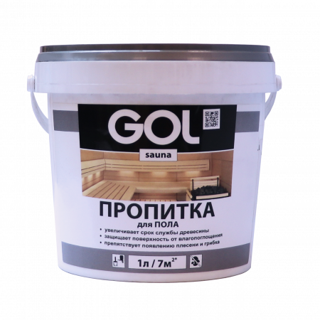 05e18a8ad62011ee94e000155d000500_05e18a8bd62011ee94e000155d000500 Sn.313 ПРОПИТКА для ПОЛА GOL sauna (1л) (12шт/уп) — изображение 1