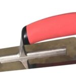 D2080BS STMDECOR кельма венецианская прорезиненная ручка, края сточены, ТРАПЕЦИЯ 200х80х0,6м