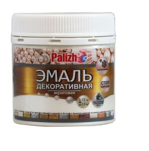 3afbef920b5711ee94ce00155d000500_3afbef930b5711ee94ce00155d000500 Эмаль декоративная акриловая "Palizh" (0,15 кг) №90 темное серебро (12шт/упак) — изображение 1