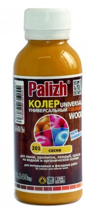 e098e783170611ee94cf00155d000500_5e31f4a8c4c311ee98f19c8e9956ba7b №209 бук Паста колер.универс. "Palizh" WOOD (0.1л) (108шт/уп) — изображение 1