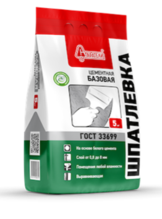 4e478dc625a811f098fa9c8e9956ba7d_7cf38f1125a811f098fa9c8e9956ba7d Шпатлевка цементная Базовая "Старатели" (0,8-10мм) (5кг) (180шт) — изображение 1