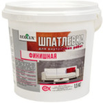 Шпатлевка финишная Ecolux 1,5кг (6 шт/уп)