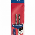 Сверло по металлу, ЦХ, 4,0х75мм, HSS-R (2шт/упак) RENNBOHR BASIC" (TOOLFOR) 460040