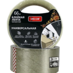 Скотч-Клейкая лента 48мм х 66м, прозрачный DЕCOR (788-4866)(54 шт/уп)