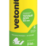 ВЕТОНИТ Теплый Дом ТВИН рулон 11кг/м3 (1220х7000x50) (2шт/упак=0,854м3;17м2;36шт/пал) 68110/63197