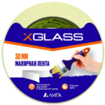 Малярная лента 30х36м XGLASS (60шт)(6303)